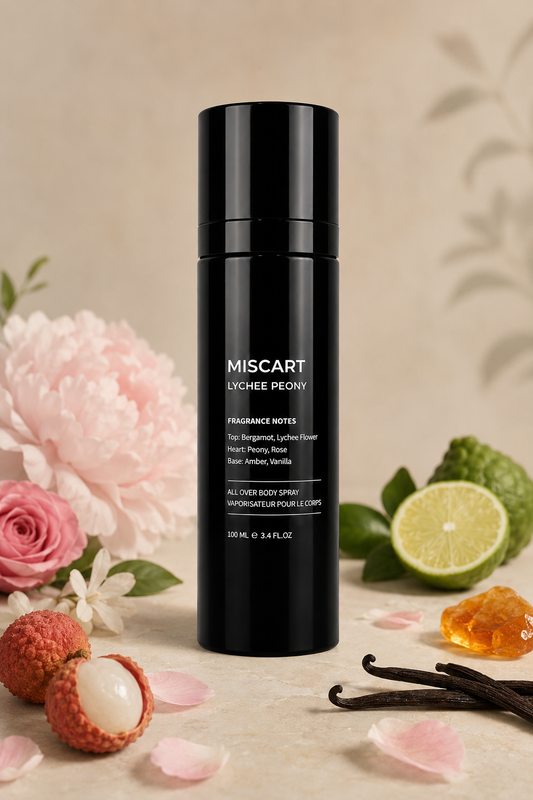 MISCART Lychee Peony – All Over Body Spray